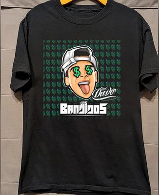Los Bandidos, MC Davo Siyah Pamuklu Gömlek Tam Beden S-5XL H265 Unisex Tişört