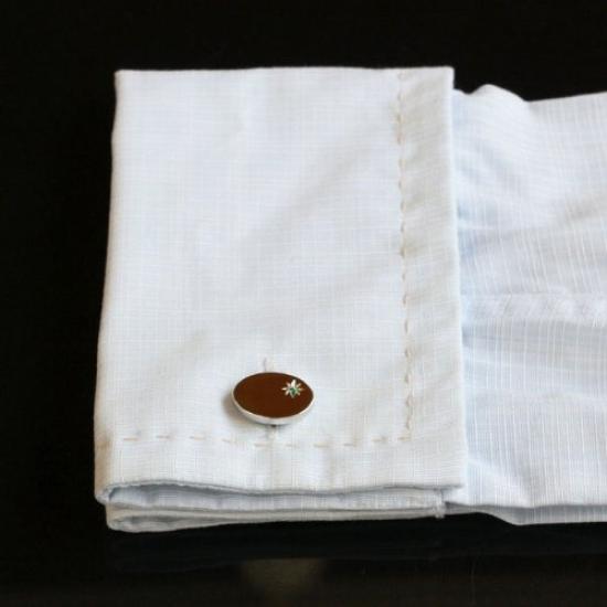 Kamakura Cufflinks Workshop May Birthstone Emerald Cufflinks jc001-a-5