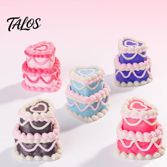 Desktop Ornaments Birthday Cake Stress Toy, Cute Dessert Decompression Fidget for Toys Adults Desk, Novelty Squeeze Gift Car, Office Decor Relief