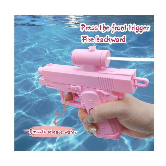 Lot of 2 Two Prank Guns, Front and Rear Water Jet Gun, Pranking Reverse Water Guns, Prank Water Gun, Water Gun