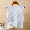Dam sommar linnen plus size bomull långt linne stretchigt ärmlöst lager-på-lager camisole underlinnen löst cami bas t-shirts