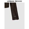 UR Women's Retro PU Open-Front Shirt