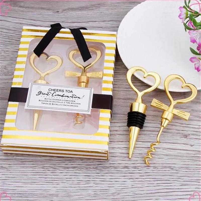 Buy Home Supplies Gold Love Heart Red Wine Bottle Stopper Champagne