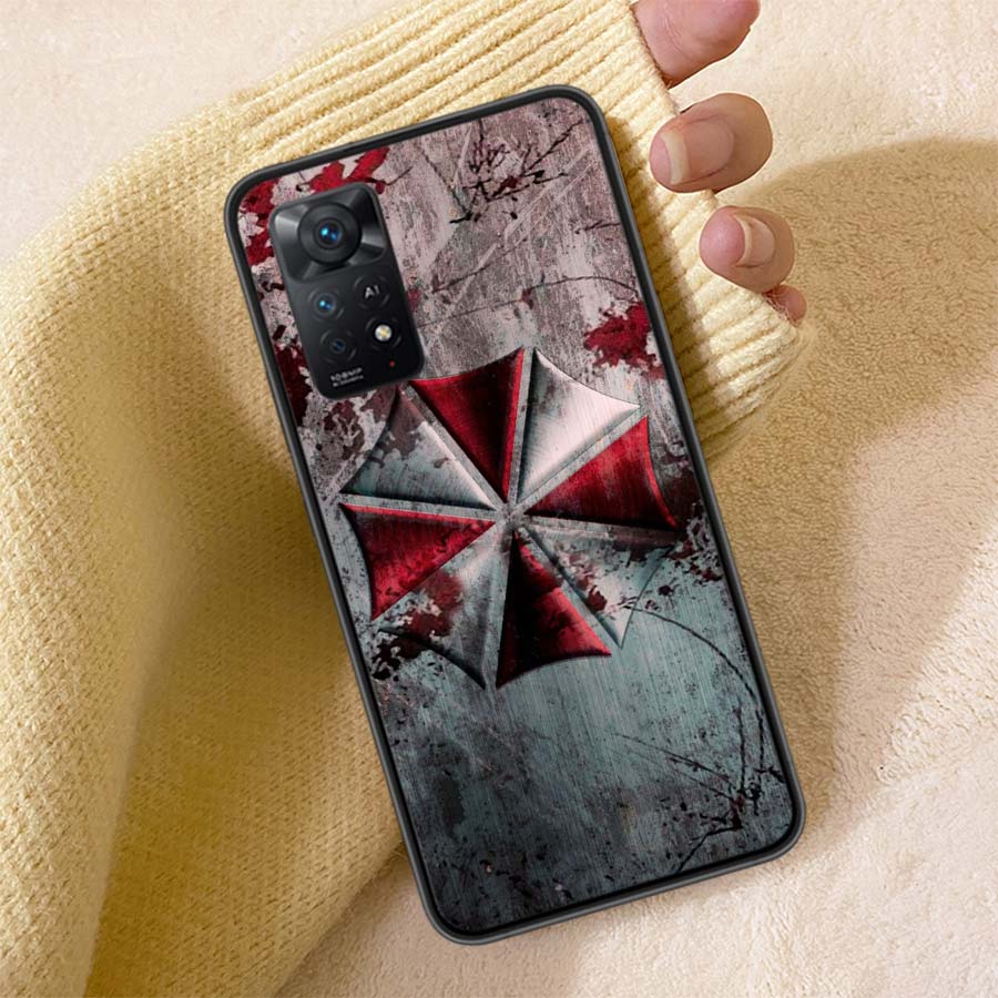 Umbrella Corporation Phone Case For Redmi 13C 14C Note 14 13 Pro Plus 5G Clear Capa 12 12C 10A 10C 10 9A 9C 9T 9 8 Pro Cover TPU
