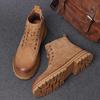 2024 Autumn Men's High-Top Casual Leather Retro Desert Boots - British Style