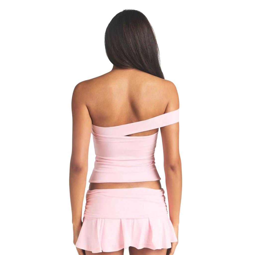 Skims Womens/Ladies Cotton Jersey Asymmetric Top