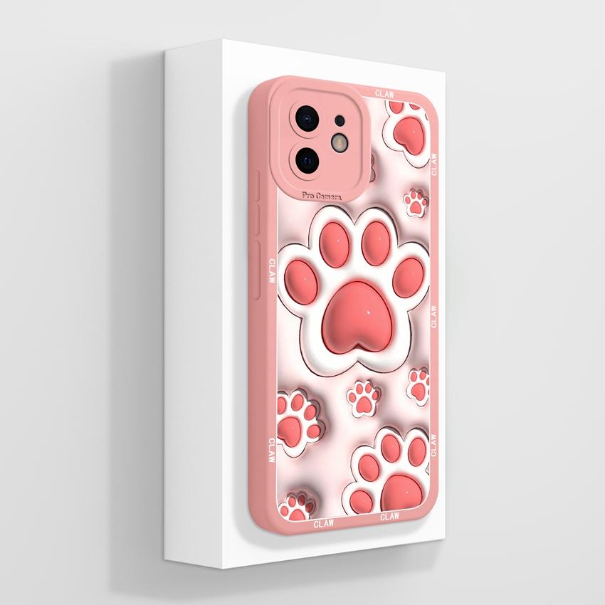 עבור אייפון 12 11 XR 6 7 8 פלוס מיני פרו מקס תיקי טלפון דפוס ארנבת קטיפה חמודה הגנה עמידה לאבק מסיליקון נוזלי כיסוי אחורי רך עבור כיסוי לאייפון