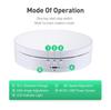 360 Degree Round Auto Rotating Remote Automatically Turntable Jewelry Display Stand Base for  Display food/jewelry/cosmetics...AA