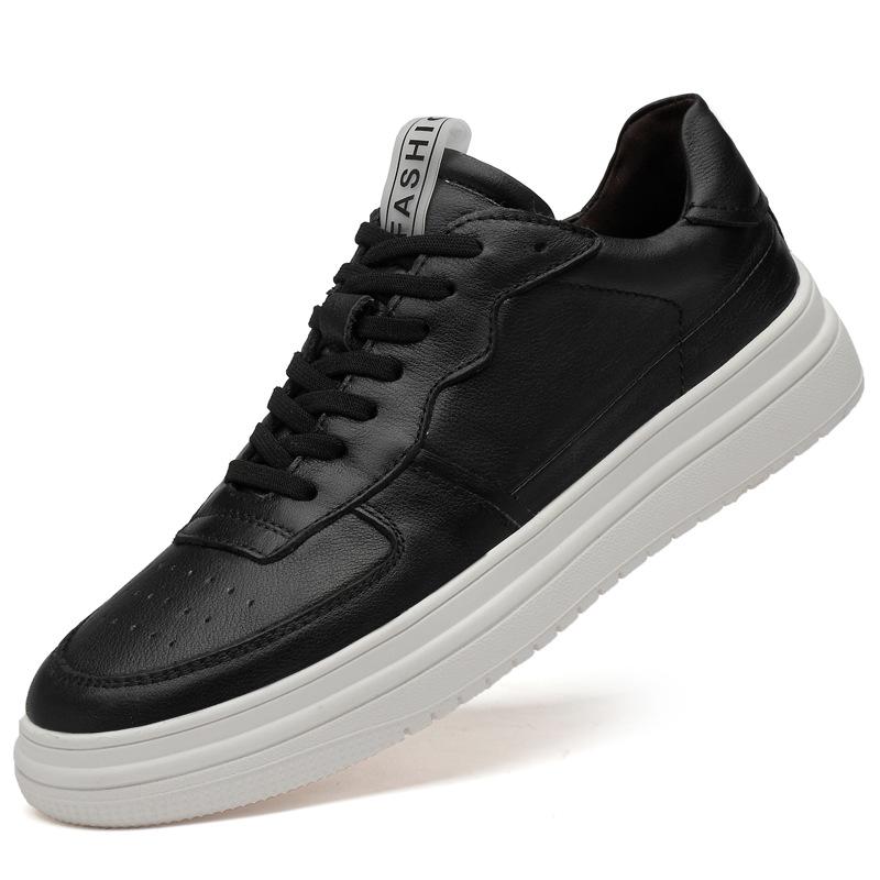 

Осенние мужские зеленые кеды на платформе, модные белые туфли, дышащие повседневные туфли из коровьей кожи большого размера, тренд 45