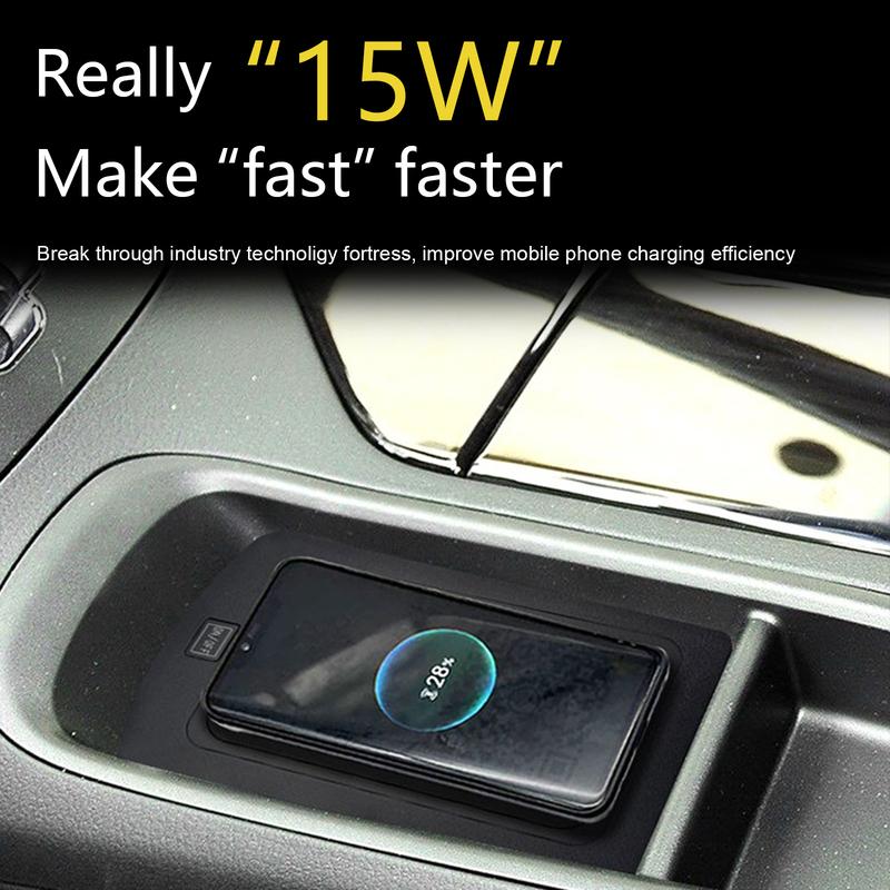 2 DIN The latest For Lexus RX 2009-2014 Car center console phone charger fast wireless charger charging plate charging holder