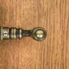 DEVON Door Handle with Escutcheon for 72mm Cylinder, ANTIQUE GOLD