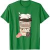 Süßes Katzencafé, Kawaii Katzenkaffee, Anime Neko Kitty, Katzen Wortspiele T-Shirt