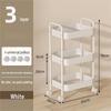Mobile Snack Storage Rack with Wheels - Versatile Kitchen Shelf Trolley