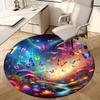 1pc Office Carpet Chair Mats Fantasy Butterfly Garden Perfect for Decorating Office Chairs, Living Rooms, Or Bedrooms