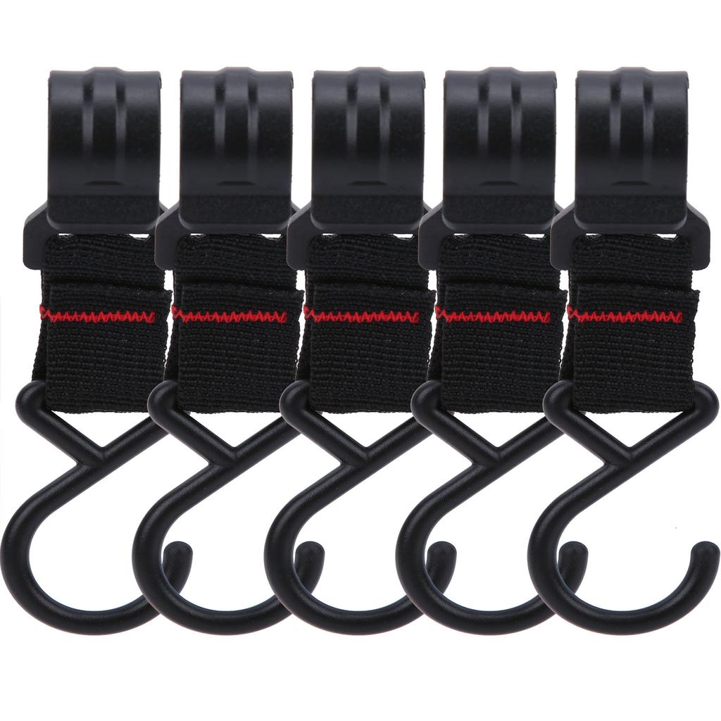 5Pcs Outdoor Hanging Hook Camping MultiFunctional Strap Hanger for Light Cookware