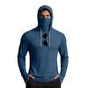 Men Long Sleeve Pullover Hoodie with Adjustable Drawstring Hood Casual Athletic Fit Lightweight Top for Daily Wear