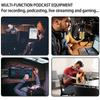 Podcast Equipment Bundle with Cantilever Stand Podcast Condenser Microfone V8 Live Sound Card & BM-800 Condenser Microphone