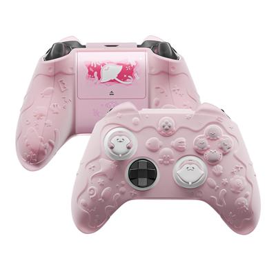 PlayVital Xbox Series Compatible Silicone Xbox Core Wireless Compatible Silicone Thumbstick Grip Full Cute Ocean Whisper Series Pink X/S Cover,