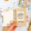 Cute Drawing Notebook For Kids Capybara Student Account Book Notebook Creative Children's Stationery School Supplies Coil Book