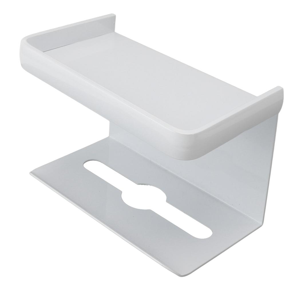 Toilet Paper Holder Wall Mount Tissue Roll Storage Rack Aluminum Tissue Dispenser for Bathroom Washroom