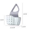 Kitchen Household Thickened Double Sink Bag Sink Plastic Drain Basket Storage Hanging Basket Storage Rack Drain Rack