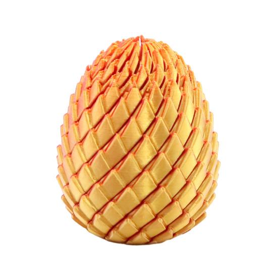 Twist Fidget Egg 3D Printed Spiral Fidget Dragon Egg Smooth Rotating Stress Relief Desk Toy Unique Easter Basket Stuffers for Adults Relaxation