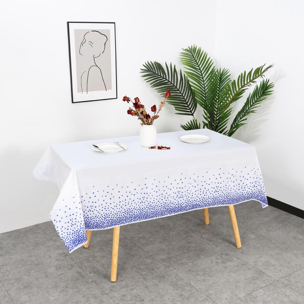 Polka Dot Disposable PEVA Plastic Party Tablecloth