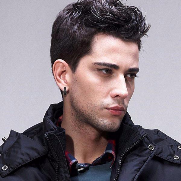 Hoop Earrings for Men Small Earings Stainless Steel Punk Hip Hop Male Women Jewelry
