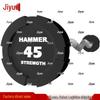 Jiyue Fixed 45kg PU Coated Curved Barbell