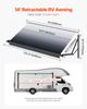 14' RV Replacement Awning Electric Trailer Awning for Most DC12V RVs