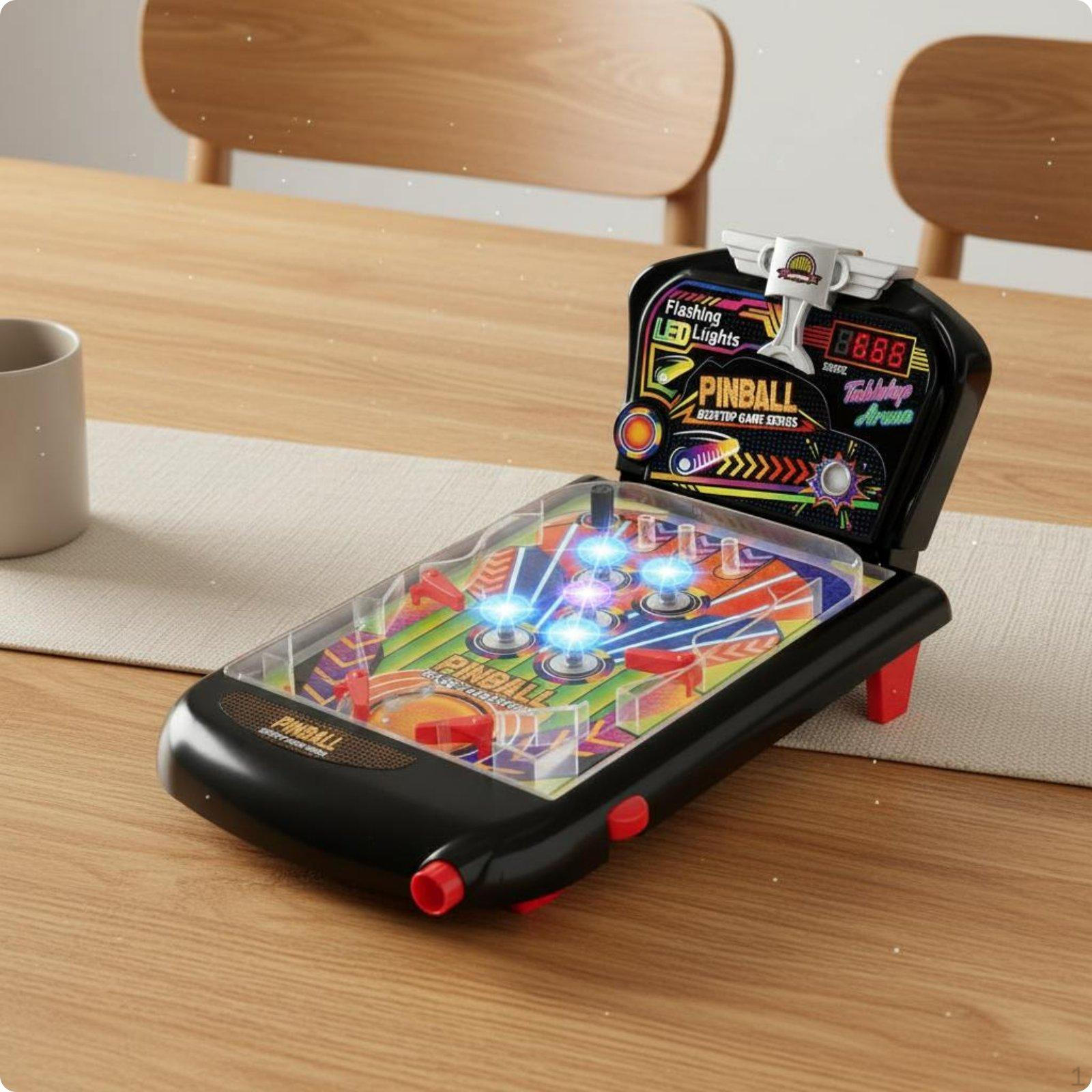 Tabletop Pinball Game ParentChild Play Table