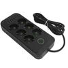 6 Way Power Strip with 4 USB and 1 Type C Port Europn Standard Power Socket with   2 Meter Cable