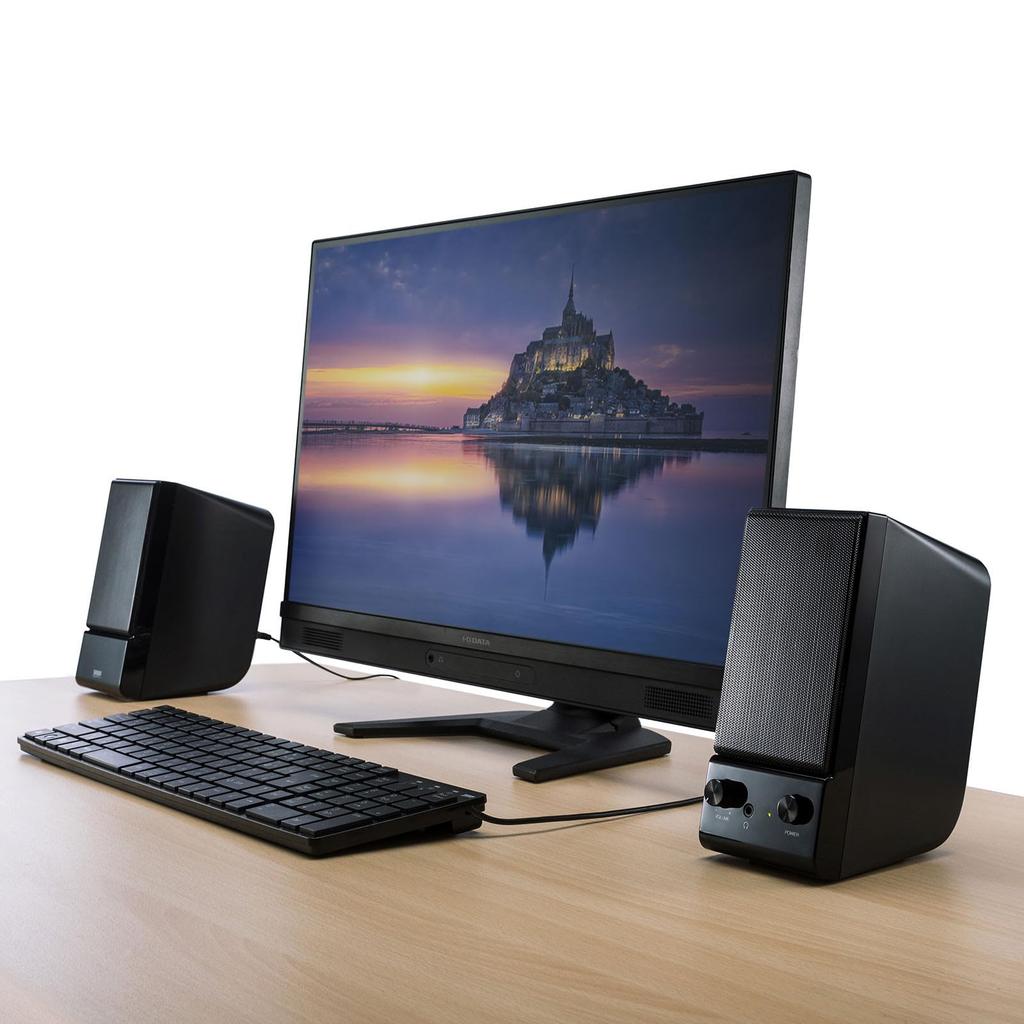Sanwa Supply Multimedia Speaker MM-SPL14BKN
