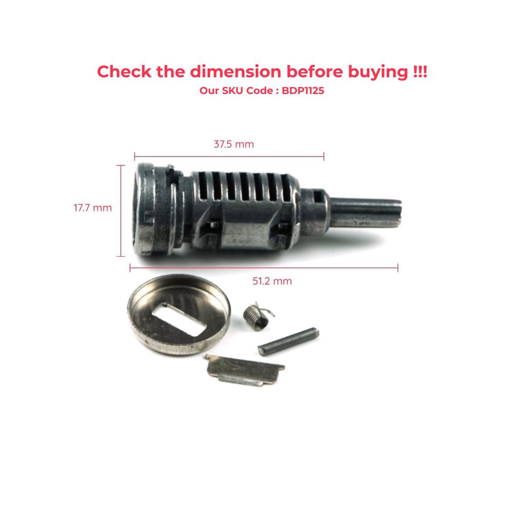 ESC BDP1125 Door Lock SIP22 80/1025 50511842 Barrel Cylinder Casing Lever Springs for Alfa Romeo Giulietta 940 QV 2010-2016