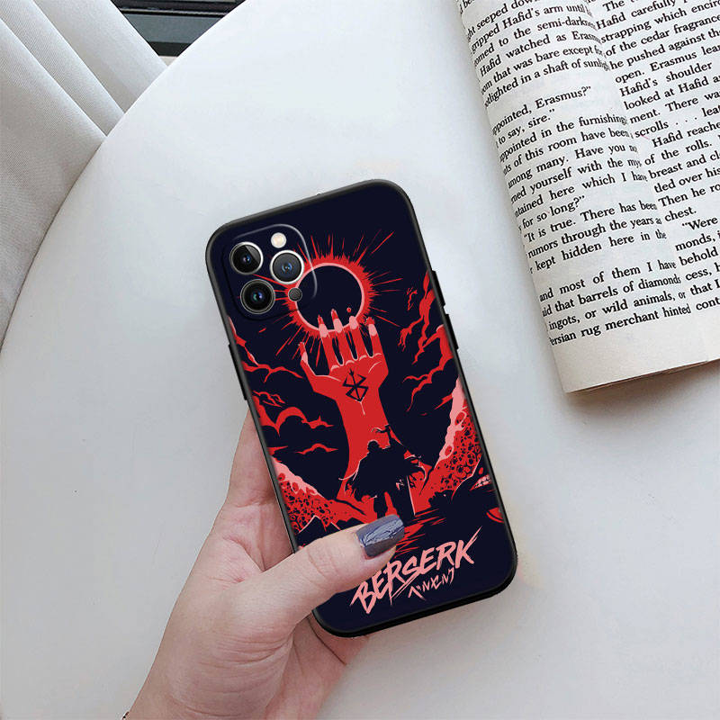IR1 Berserk Guts Case for Samsung A06 A35 A25 A24 A15 A05S A05 M55 M35 M15 A02 A12 A13 A10 A16 A20 A30 A22 A31 A32 A33 A42 A50
