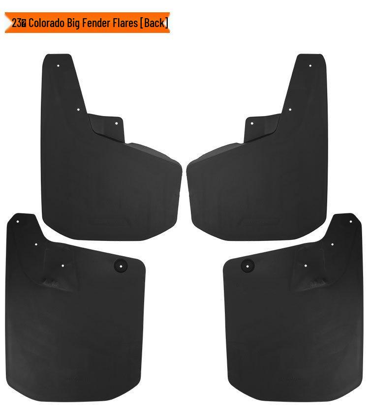 Chevrolet Colorado 2023-2025 Large Leather Mud Flaps with Fender Flares