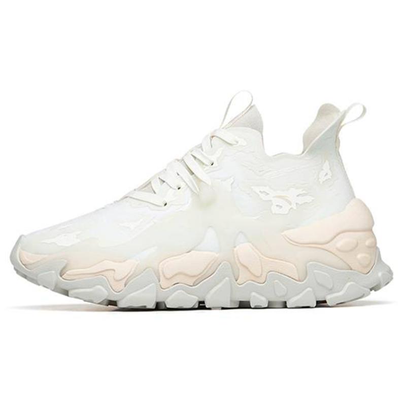 Anta Callus Removal Pro Cushioned Slip-Resistant Abrasion-Resistant Low-Top Chunky Sneakers Women's White Pink Sneakers 122228860-2