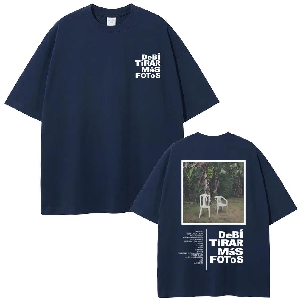 Rap Bad Bunny DeBi TiRAR MaS FOToS DTMF Graphic T-shirt Men's Oversized Streetwear Men Women Vintage T Shirt