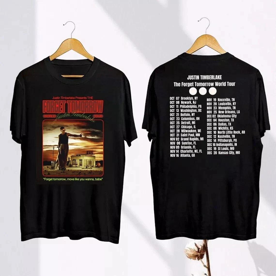 2024 Justin Timberlake Tour Shirt, Forget Tomorrow World Tour 2024 XL