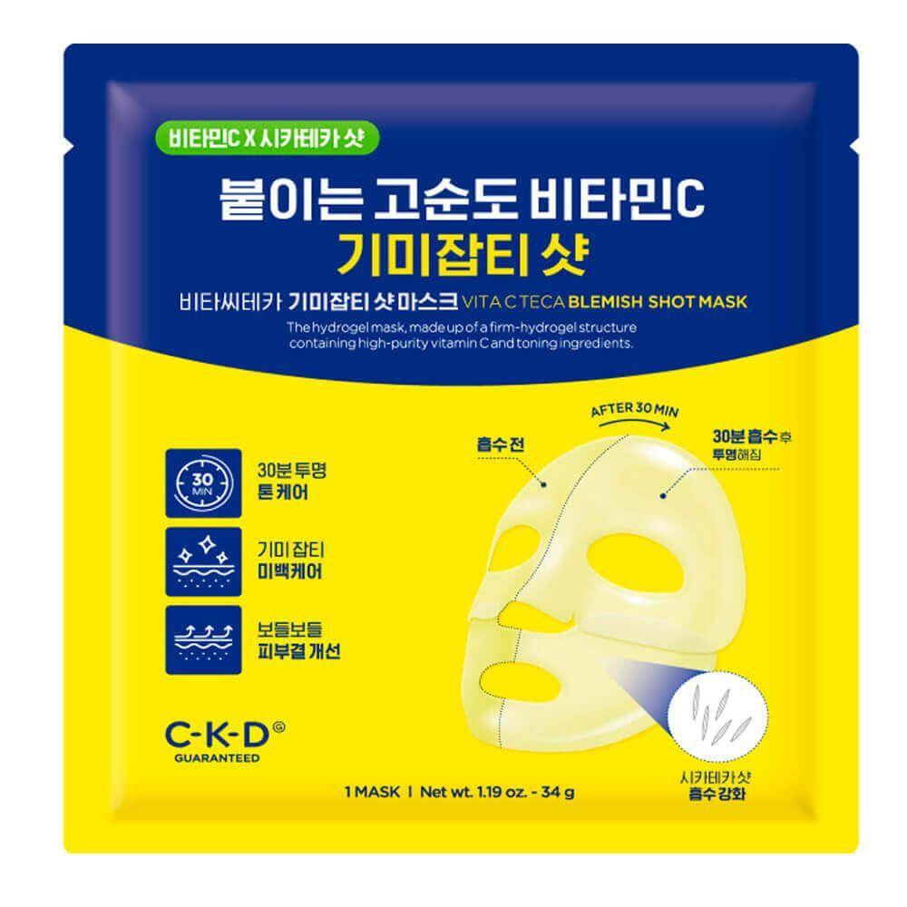 [CKD] CKD (bo5) Maska Vita C Teca Blemish Shot (34 g * 4 ea) 1 balení / bezpečnostní schránka
