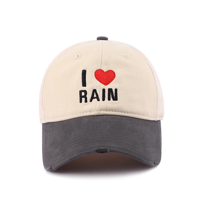 

Женская бейсболка с вышивкой сердечка, 2025 - Стройнящий и универсальный летний стиль One Size серый