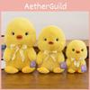 Bow Plaid Cute Small Yellow And White Duck Cartoon Plush Toy For Children Gift