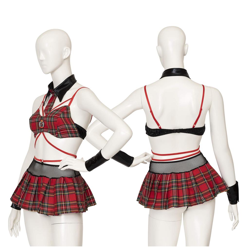 Clearstone SecretLily Cosplay Halloween Hot School Red Women's