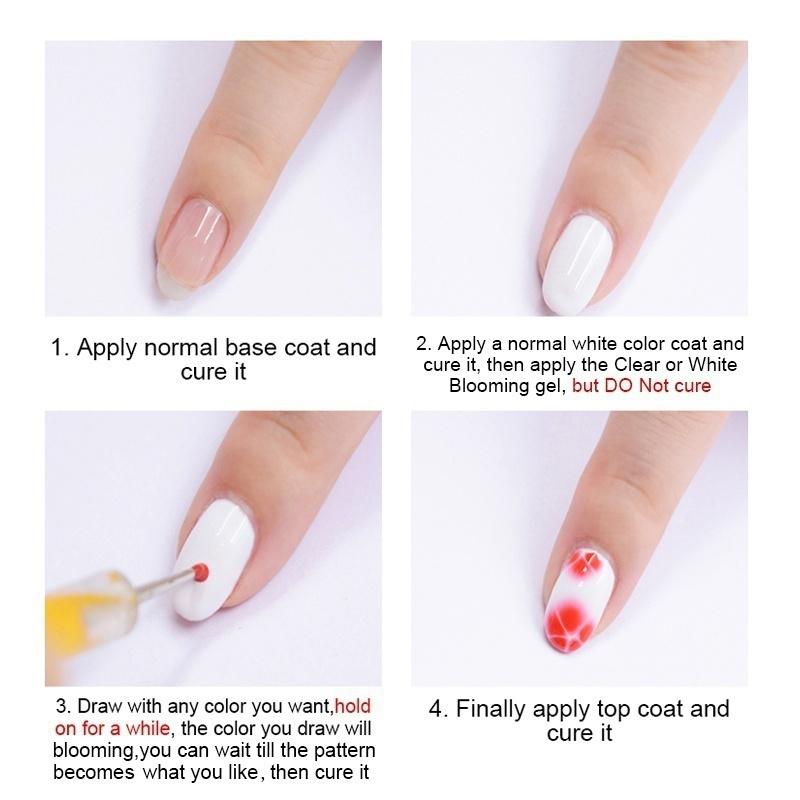 Beauty Blooming Effect Blossom Gel Lacquer Gel Polish Professional Soak Off UV Led Long-Lasting Nail