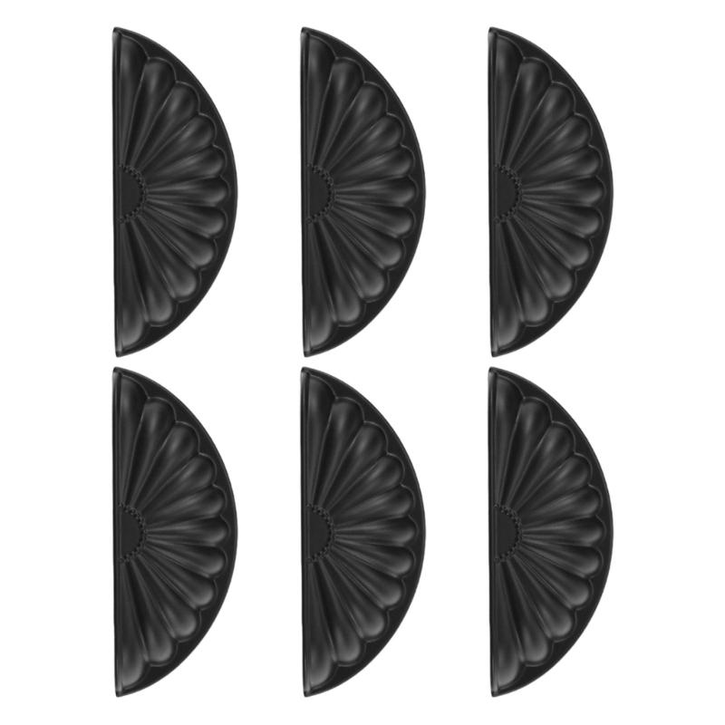 

6Pcs Wardrobe Knob Zinc Alloy Cabinet Drawer Handle Cupboard Pulls Shell Shape Furniture Decoration Easy to Install