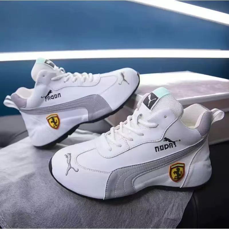 Sneakers Basse Casual da Uomo 2025: Scarpe da Ginnastica Bianche, alla Moda, Comode, Suola Morbida