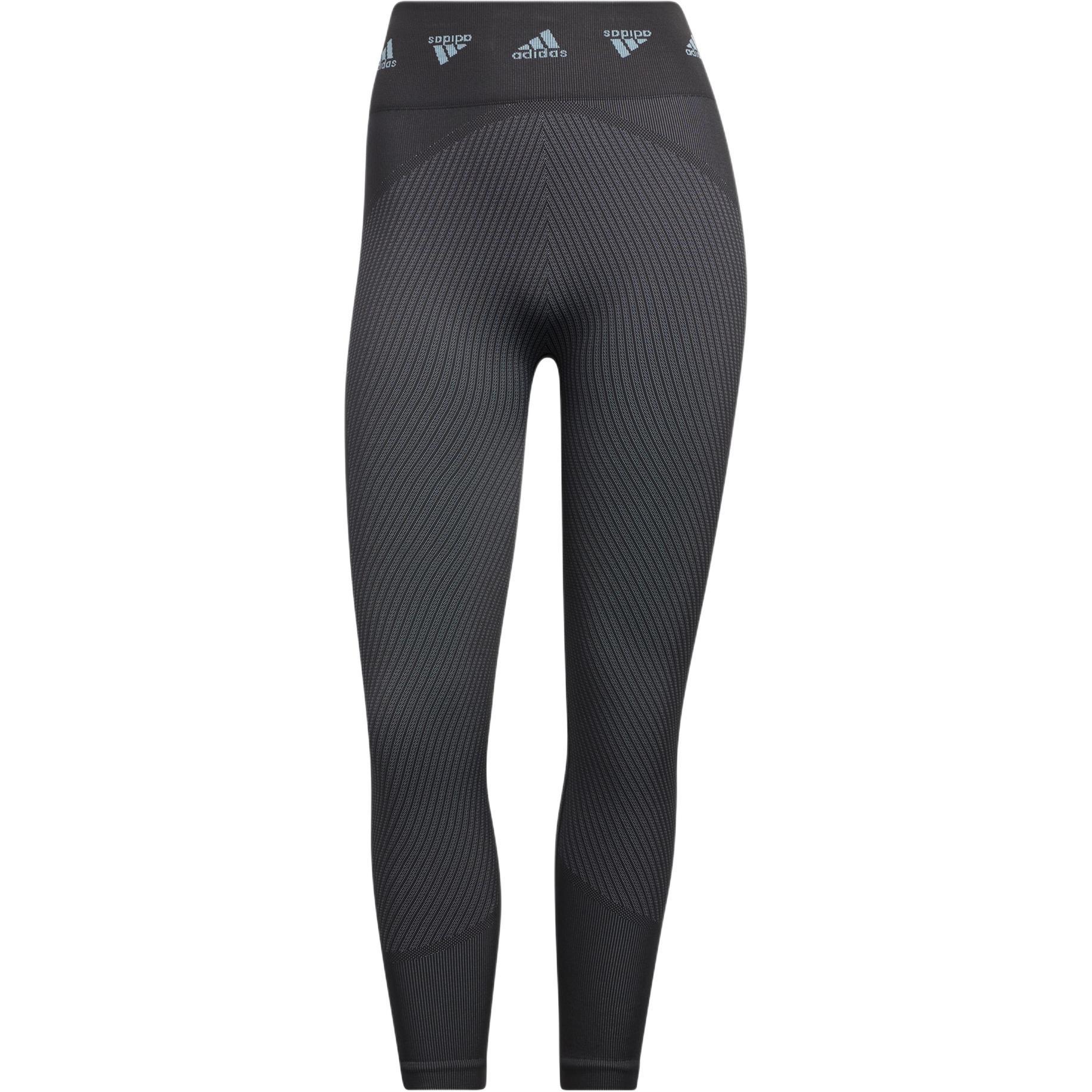 (WMNS) adidas AEROKNIT Training 7/8 Leggings Asia Sizing  Grey  Women s HD1981 XS