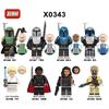 Star Wars Building Blocks Figure Boba Soldier Battle Assembly Toy Educational Model Kids Gift XH1956-1963