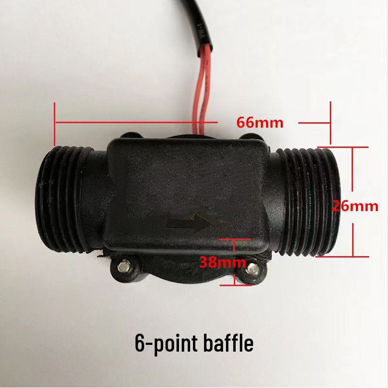 Hochpräziser Hall-Wasserdurchflussmesser zur Wasserkontrolle, für Heizung, Spender, Einlasserkennung mit Hochtemperatursensor.