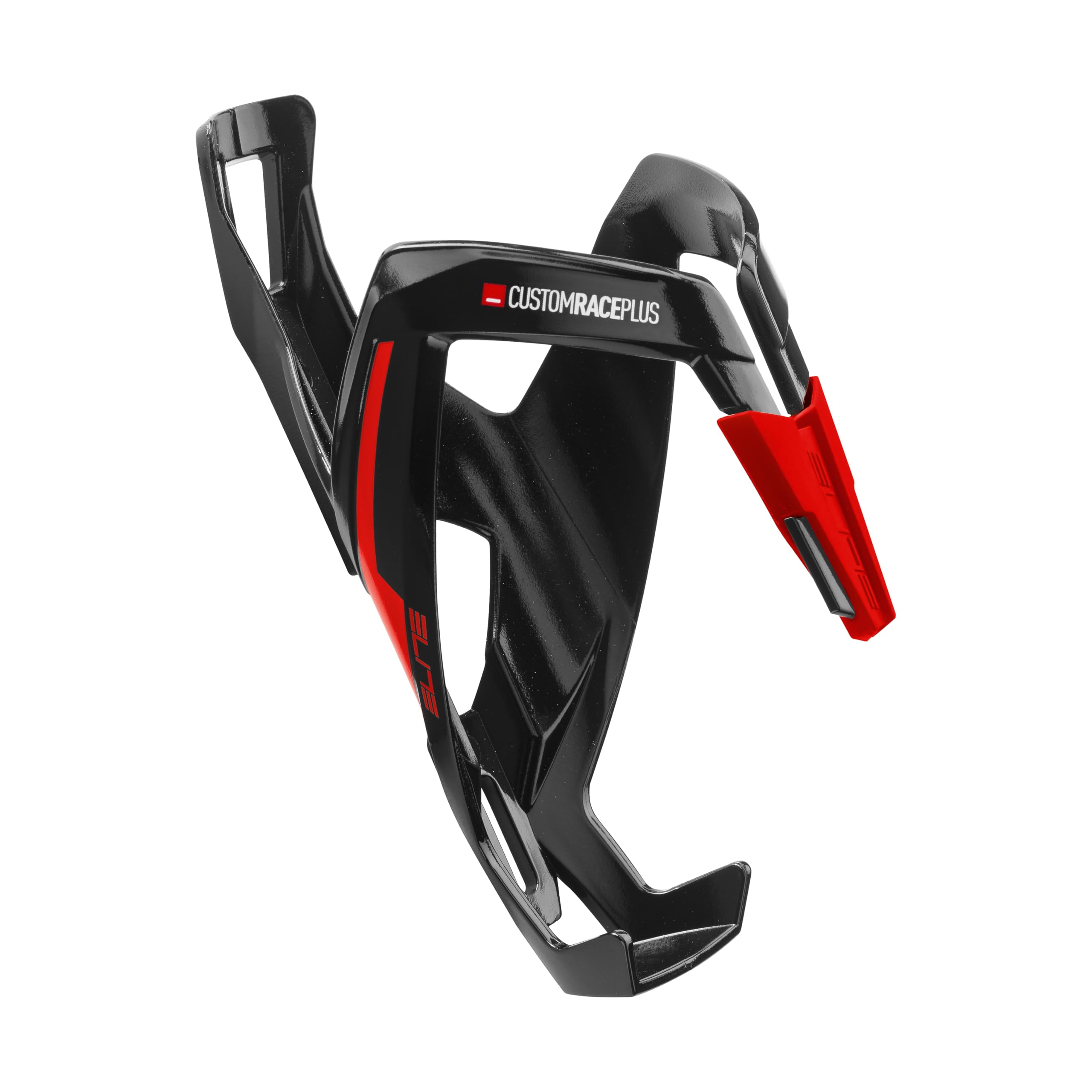 

ELITE Custom Race PLUS Glossy Bottle Black Red Cage, Glossy/Bright